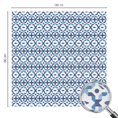 Privátna fólia na okno vitrážová Harmonický vzor