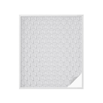 Fólia na okno na ochranu súkromia Šesťuholníkové pevné látky