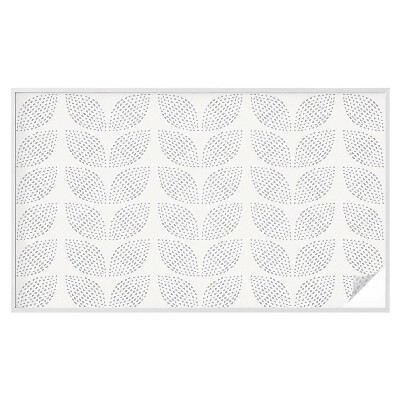 Privátna fólia na okno vitrážová Bodkované listy