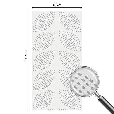 Privátna fólia na okno vitrážová Bodkované listy