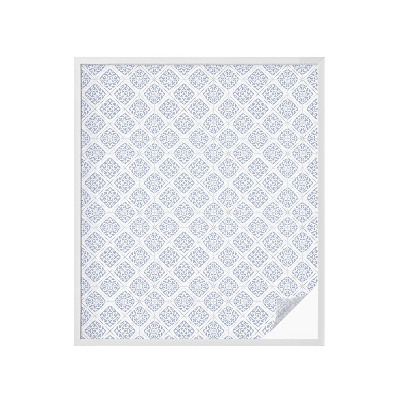 Samolepiaca vitráž na okno a dvere Jemné rozety