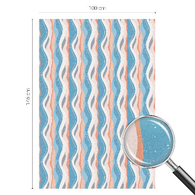 Samolepiaca fólia na sklo Vlnitý rytmus