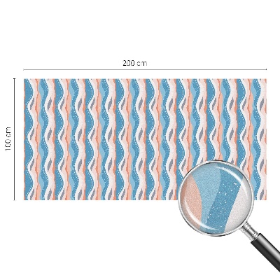 Samolepiaca fólia na sklo Vlnitý rytmus