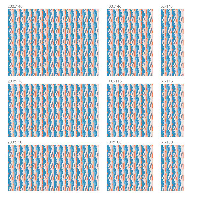 Samolepiaca fólia na sklo Vlnitý rytmus