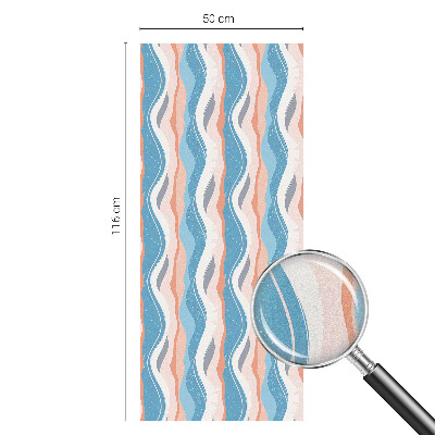 Samolepiaca fólia na sklo Vlnitý rytmus