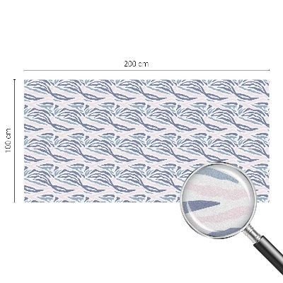 Privátna fólia na okno vitrážová Zebrí vzor