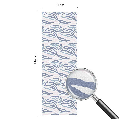 Privátna fólia na okno vitrážová Zebrí vzor