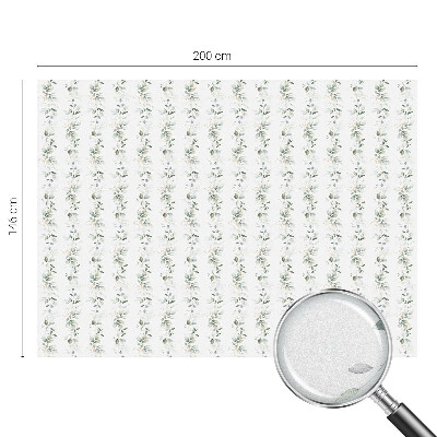 Samolepiaca vitráž na okno a dvere Rastlinné kúzlo