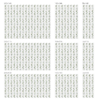 Samolepiaca vitráž na okno a dvere Rastlinné kúzlo