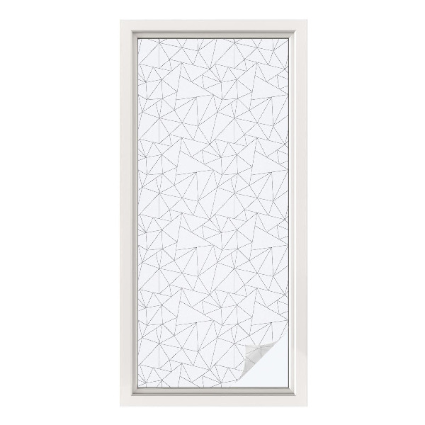 Samolepiaca fólia na sklo Geometrické vzory