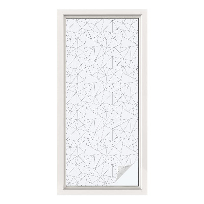 Samolepiaca fólia na sklo Geometrické vzory