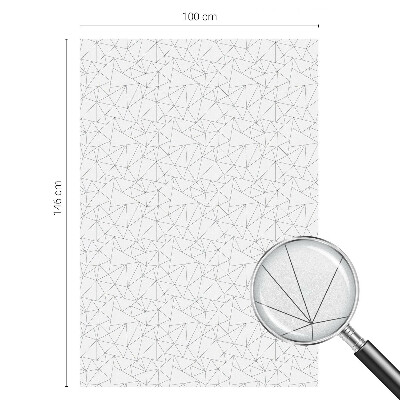 Samolepiaca fólia na sklo Geometrické vzory