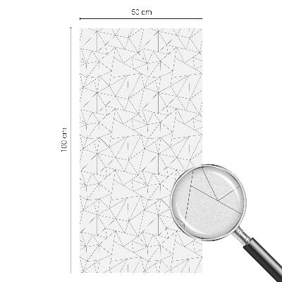 Samolepiaca fólia na sklo Geometrické vzory