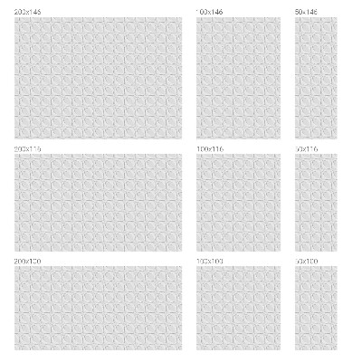 Fólia na okno na ochranu súkromia Vlnité tvary