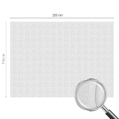 Samolepiaca vitráž na okno a dvere Sivé oblúky