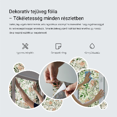 Fólia na okno na ochranu súkromia Vlnité čiary