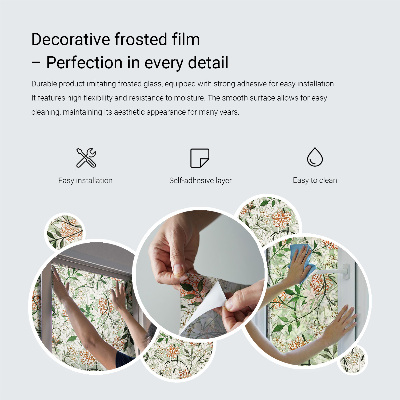 Fólia na okno na ochranu súkromia Vlnité čiary