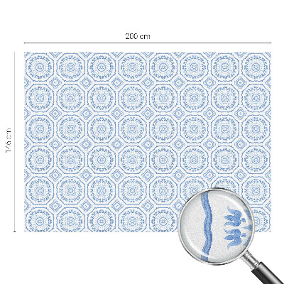 Samolepiaca vitráž na okno a dvere Kvetinové ornamenty