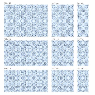 Samolepiaca vitráž na okno a dvere Kvetinové ornamenty