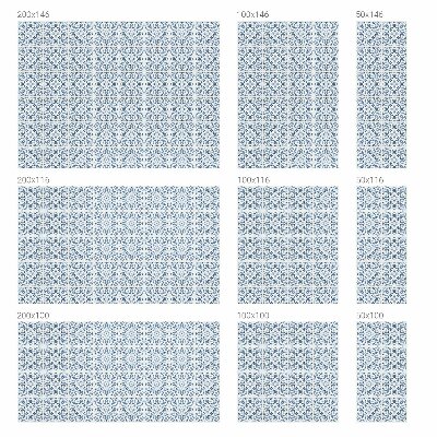 Dekoračná fólia na sklo vitráž Kvetinové ornamenty