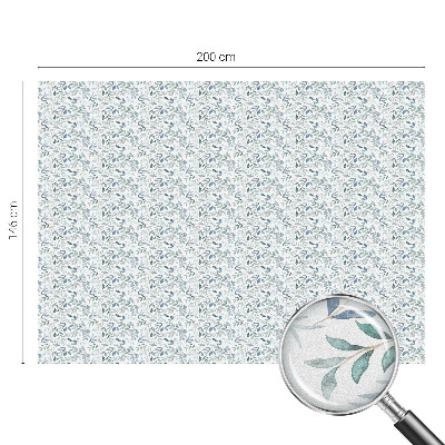 Privátna fólia na okno vitrážová Idylické listy