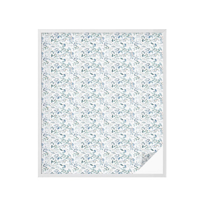 Privátna fólia na okno vitrážová Idylické listy