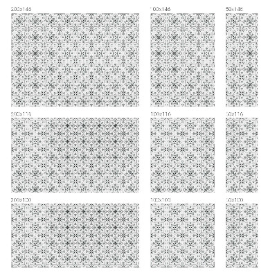 Samolepiaca fólia na sklo Symetrické ornamenty