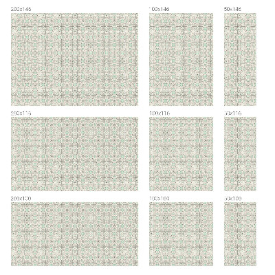 Dekoračná fólia na sklo vitráž Kvetinové dlaždice