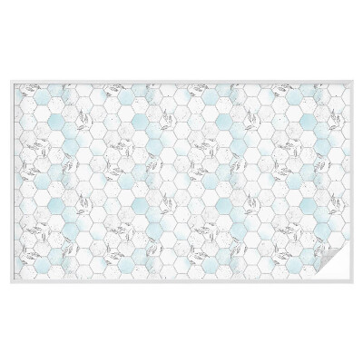 Fólia na okno na ochranu súkromia Listové dlaždice