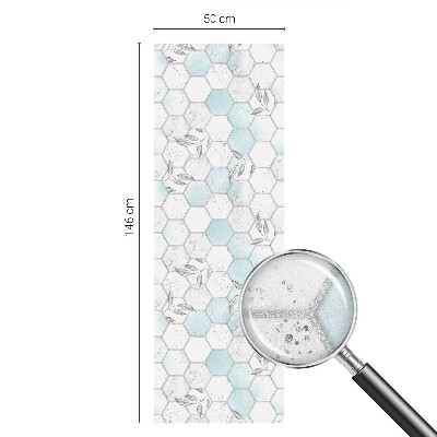 Fólia na okno na ochranu súkromia Listové dlaždice
