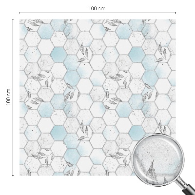 Fólia na okno na ochranu súkromia Listové dlaždice