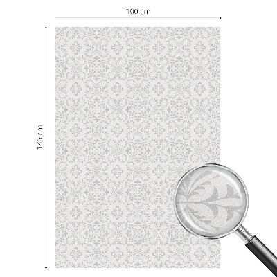 Privátna fólia na okno vitrážová Rastlinné ozdoby