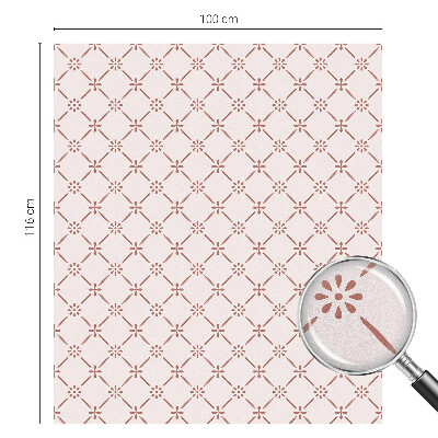 Samolepiaca fólia na sklo Kvetinové vzory