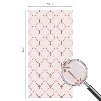 Samolepiaca fólia na sklo Kvetinové vzory