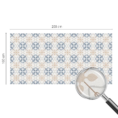 Samolepiaca vitráž na okno a dvere Kvetinová krása