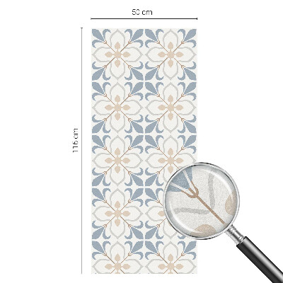 Samolepiaca vitráž na okno a dvere Kvetinová krása