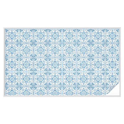 Samolepiaca fólia na sklo Kvetinové ornamenty