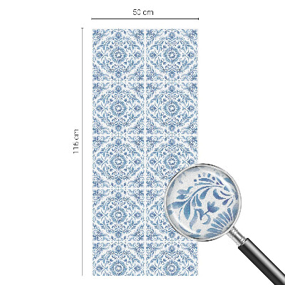 Dekoračná fólia na sklo vitráž Kvetinový ornament