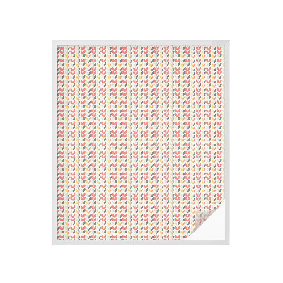 Samolepiaca fólia na sklo Retro listy