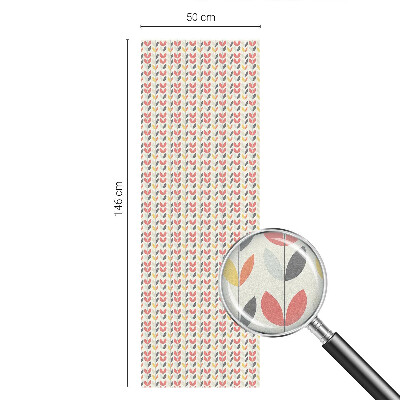 Samolepiaca fólia na sklo Retro listy