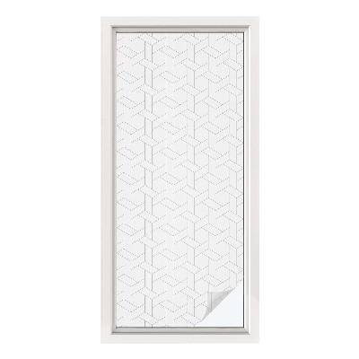 Dekoračná fólia na sklo vitráž Geometrický vrkoč