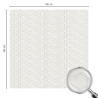 Dekoračná fólia na sklo vitráž Geometrický vrkoč