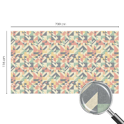 Samolepiaca vitráž na okno a dvere Energia geometrie