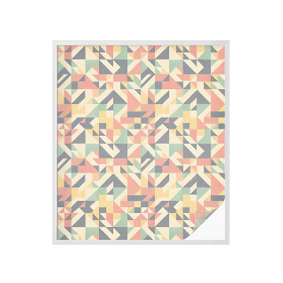 Samolepiaca vitráž na okno a dvere Energia geometrie