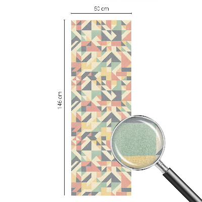 Samolepiaca vitráž na okno a dvere Energia geometrie