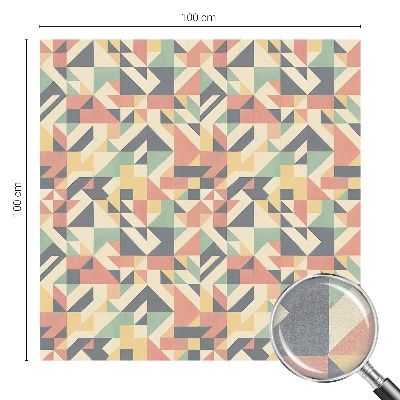 Samolepiaca vitráž na okno a dvere Energia geometrie