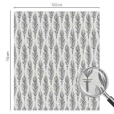 Samolepiaca fólia na sklo Elegantné perie