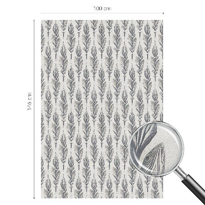 Samolepiaca fólia na sklo Elegantné perie