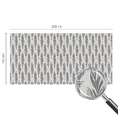 Samolepiaca fólia na sklo Elegantné perie