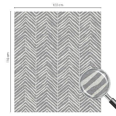 Privátna fólia na okno vitrážová Cikcakový vzor